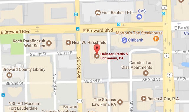 Map of Fort Lauderdale Office